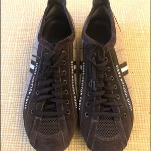 Louis Vuitton Mens Canvas Cosmos Sneakers